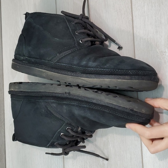 Ugg Australia Mens Neumel 3236 Ankle Leather Sheepskin Chukka Boots shoes - Picture 10 of 13